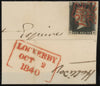 GREAT BRITAIN 1840 1d Black Pl6, SG2