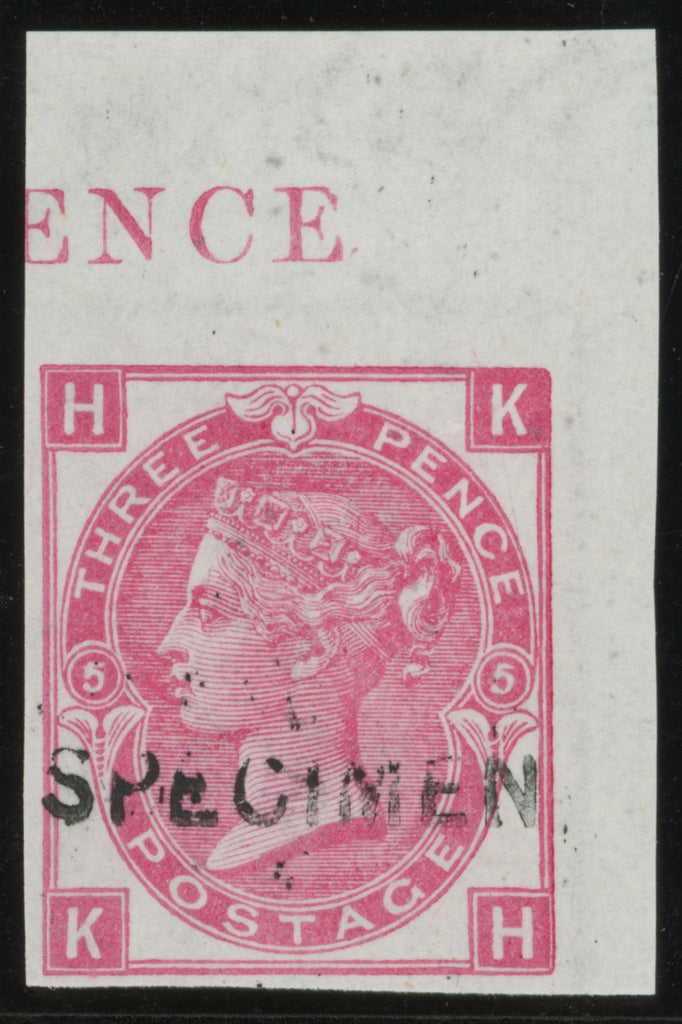 GREAT BRITAIN 1868 3d Rose Pl5, SG103var