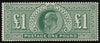 Great Britain 1911 £1 deep green, SG320
