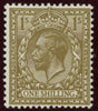 GREAT BRITAIN 1920 1s Bronze brown, SG396var