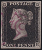 GREAT BRITAIN 1840 1d Black Pl4, SG2