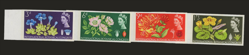 GREAT BRITAIN 1964 -1s3d 10th International Botanical Conference (Phosphor), SG655/8pvar