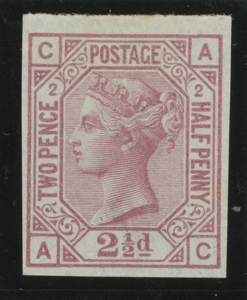 GREAT BRITAIN 1875 2 1/2d Rosy mauve PI2 (Blued paper), SG138var