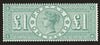 GREAT BRITAIN 1891 £1 Green, SG 212