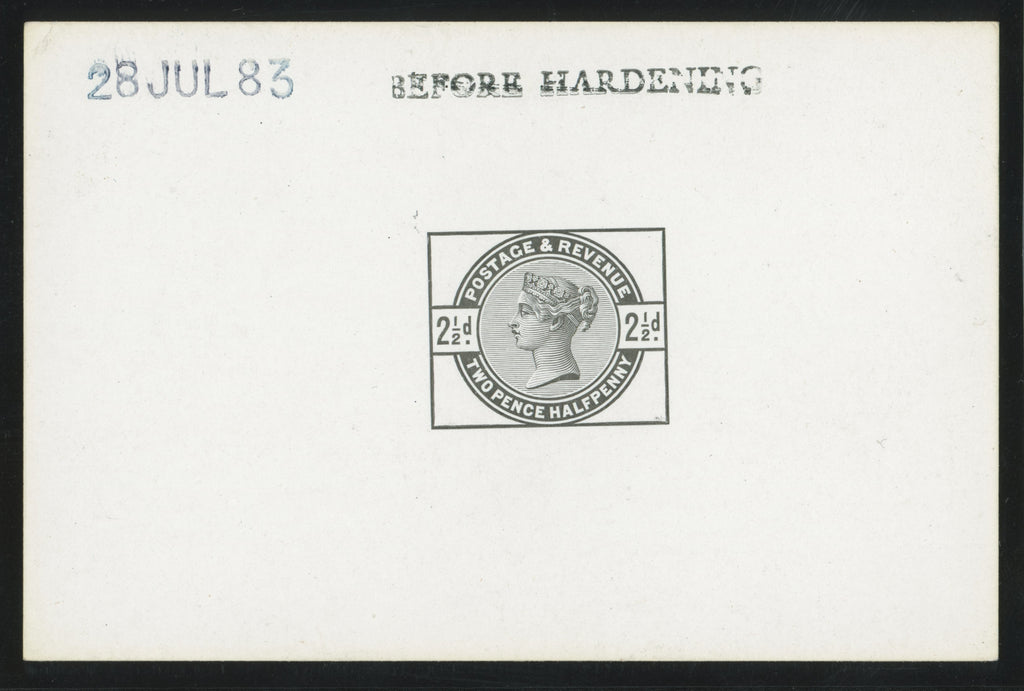 GREAT BRITAIN 1883 2 1/2d Die proof