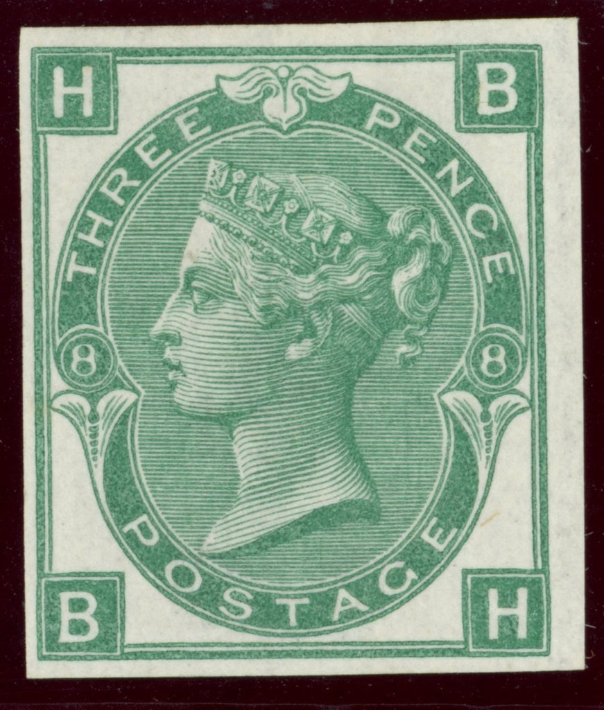 GREAT BRITAIN 1872 3d Colour trial Pl8, SG103var