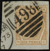 GREAT BRITAIN 1873 6d Pale Buff Pl13, SG145