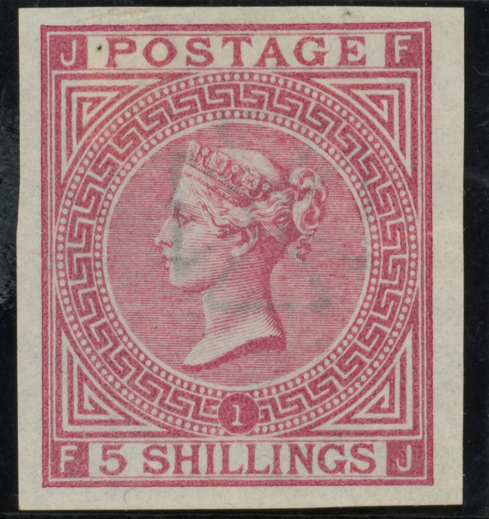 GREAT BRITAIN 1867 5s Rose Pl1, SG126var