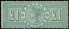 GREAT BRITAIN 1891 £1 Green, SG212