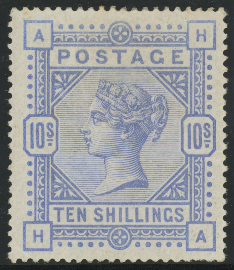 GREAT BRITAIN 1884 10s Cobalt (White paper), SG182