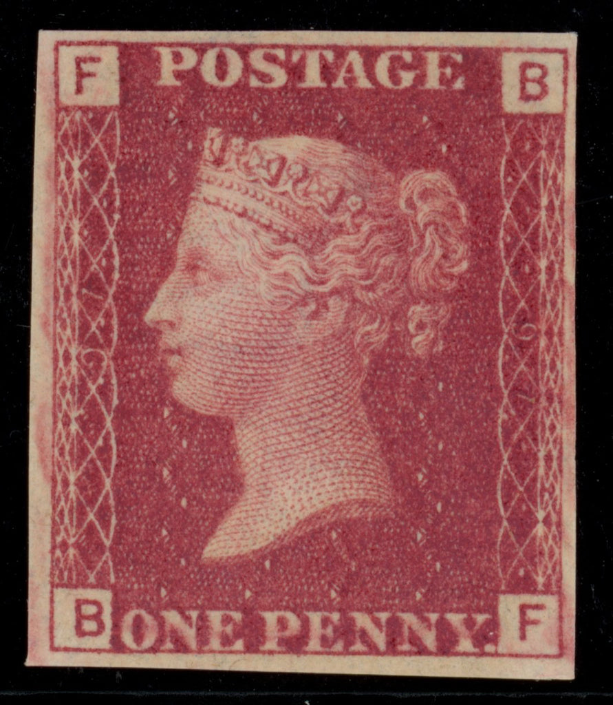 GREAT BRITAIN 1864 1d Rose red Pl97, SG43var