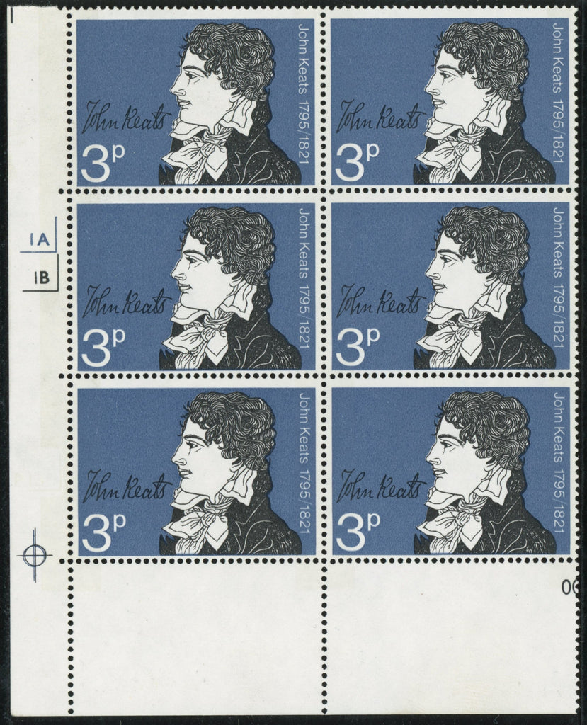 GREAT BRITAIN 1971 3p Literary anniversaries, SG884a