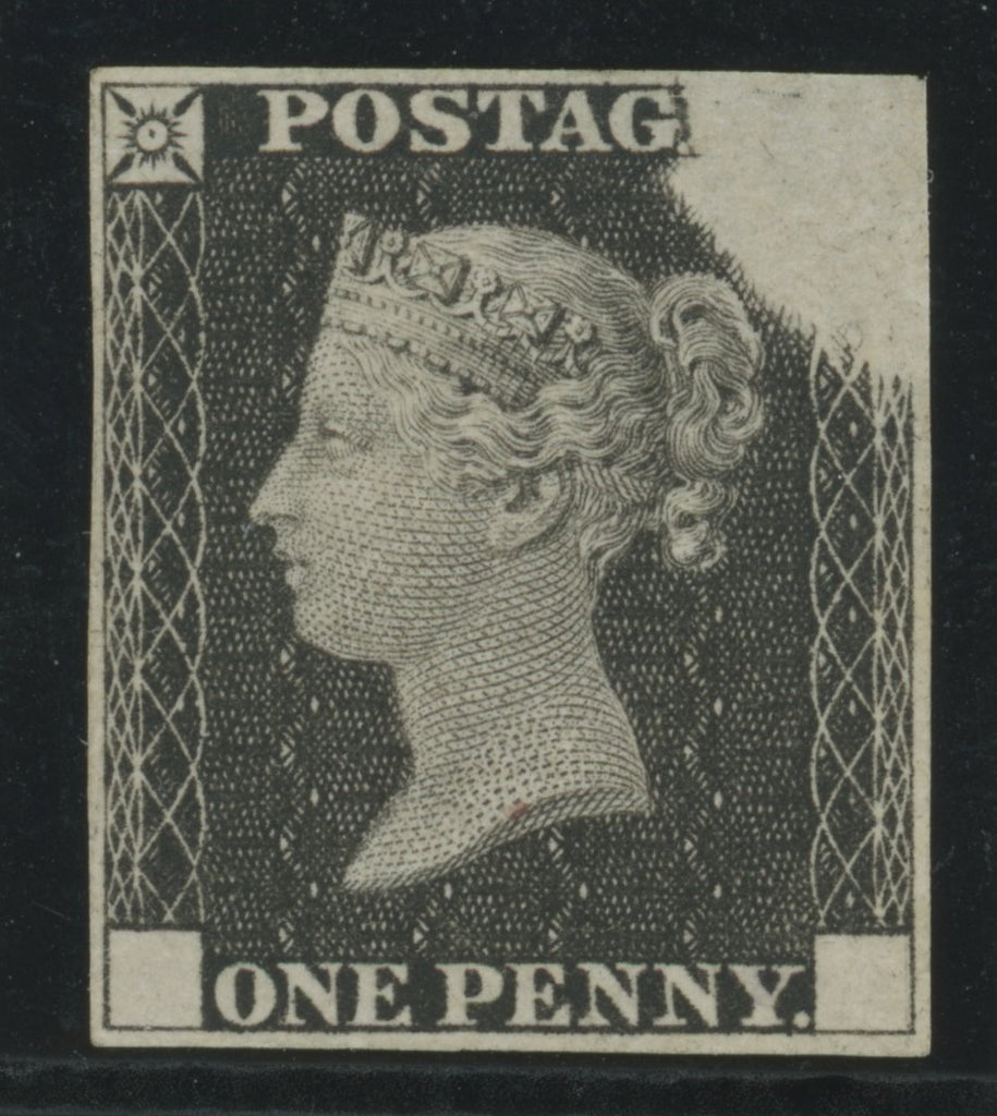 Great Britain 1840 1d "Rainbow" colour trial (State 2c), SGDP20