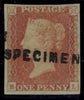 GREAT BRITAIN 1841 1d Red brown Pl90, SG8