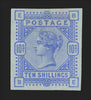 GREAT BRITAIN 1884 10s Ultramarine (Blued paper), SG 177var