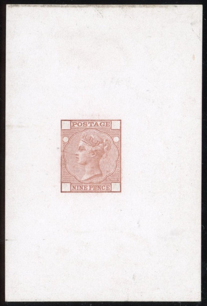 Great Britain 1873 9d die proof (Type B), SG110var
