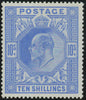 GREAT BRITAIN 1902 10s Deep ultramarine, SG265var