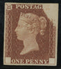 GREAT BRITAIN 1840 1d Rainbow trial (State 1), SGDP20