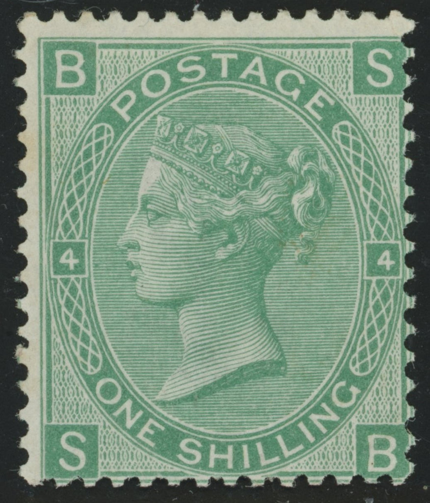 GREAT BRITAIN 1867 1s Green Pl4, SG117