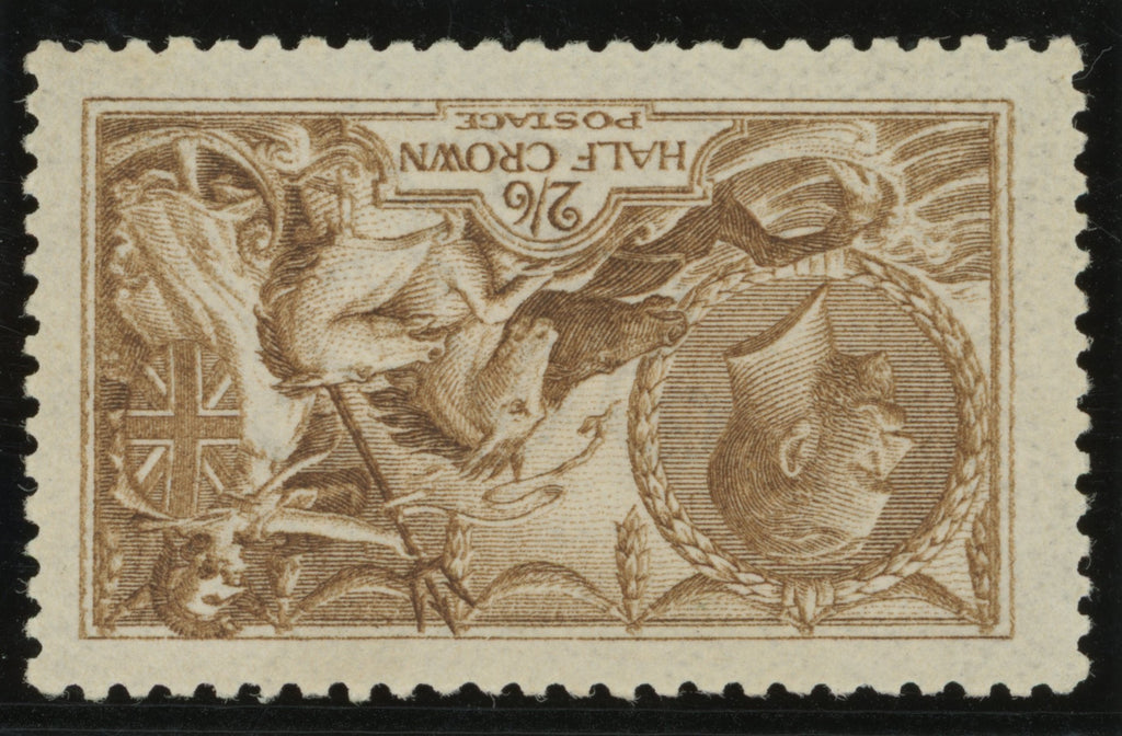 GREAT BRITAIN 1915 2s6d Yellow brown (Wink Inverted), SG406wi