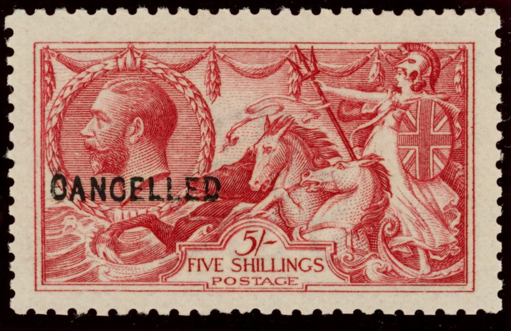 GREAT BRITAIN 1915 5s Bright carmine, SG409var