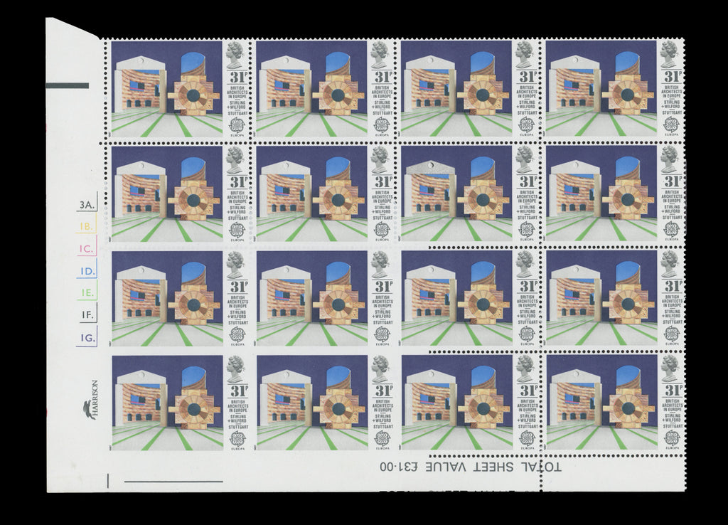 Great Britain 1987 31p Europa, British Architects error, SG1357a