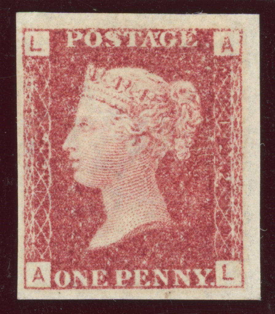 Great Britain 1858 1d rose red Plate 122, SG43a