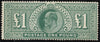 GREAT BRITAIN 1911 £1 Deep green, SG320