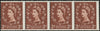 GREAT BRITAIN 1958 2d Red brown “Dollis Hill Phosphor Trial", SG573var