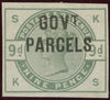 GREAT BRITAIN 1883 9d Dull Green (Govt Parcels), SGO63var