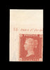 GREAT BRITAIN 1856 1d Orange-red P155, SG29varPL5S