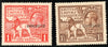 GREAT BRITAIN 1924 British Empire Exhibition, SG 430/1var