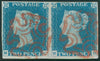 GREAT BRITAIN 1840 2d Blue Pl1, SG5.