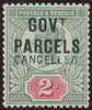 GREAT BRITAIN 1891 2d Grey Green & Carmine, SGO70var