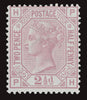 GREAT BRITAIN 1877 2 1/2d Rosy-mauve P110, SG 141 PL10