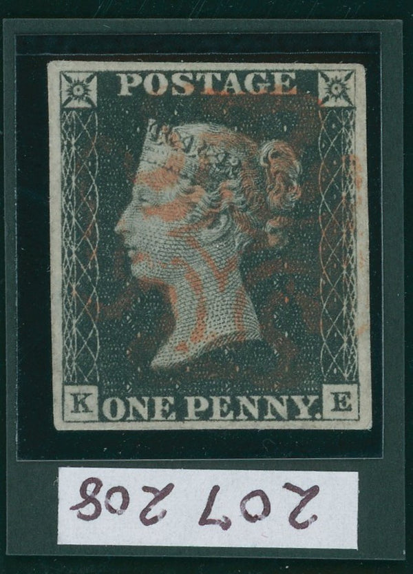 1840 Penny Black Stamps – Plate & Sheet Details Included