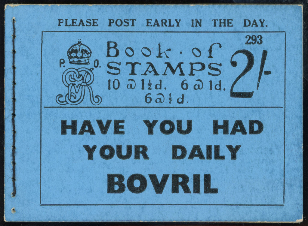 GREAT BRITAIN 1935 2s Booklet (Edition No293), SGBB15