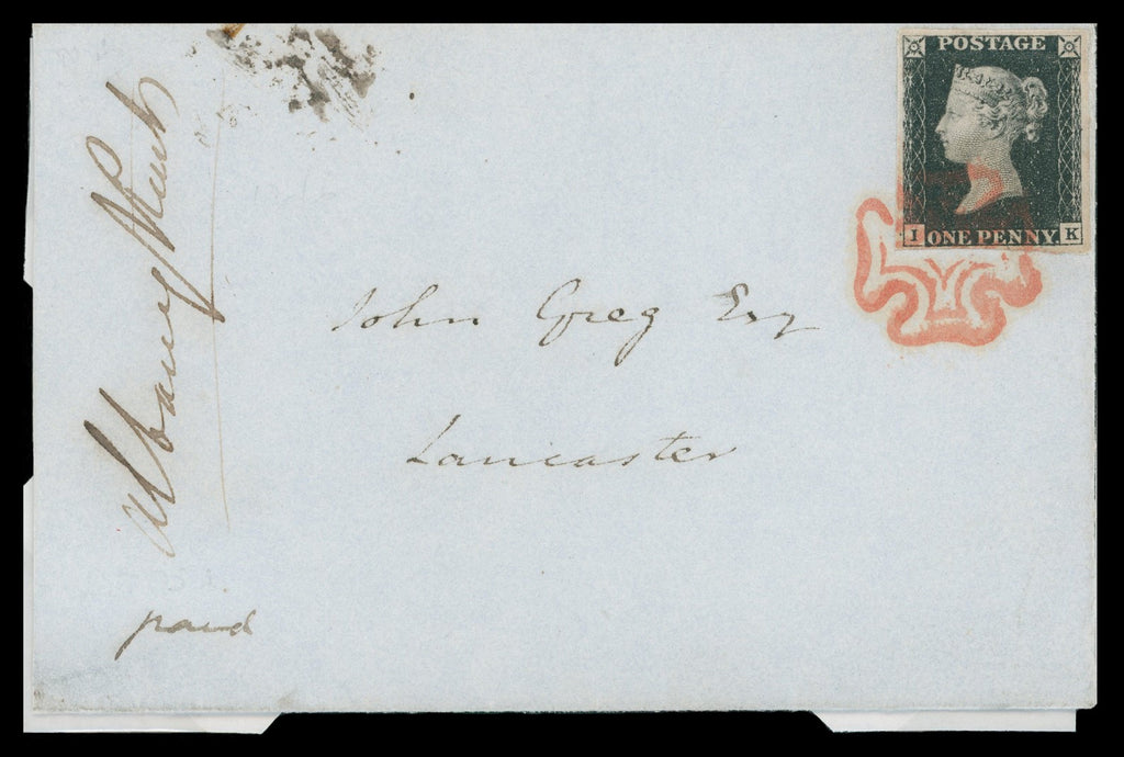 GREAT BRITAIN 1840 1d Black Pl4, SG2