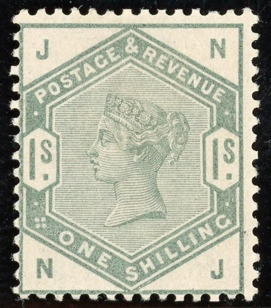 GREAT BRITAIN 1884 1s Dull green, SG196