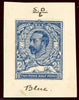 GREAT BRITAIN 1910 2½d Hentschel colour essay