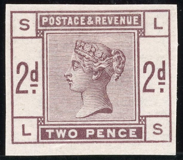 GREAT BRITAIN 1884 2d Colour trial, SG189var