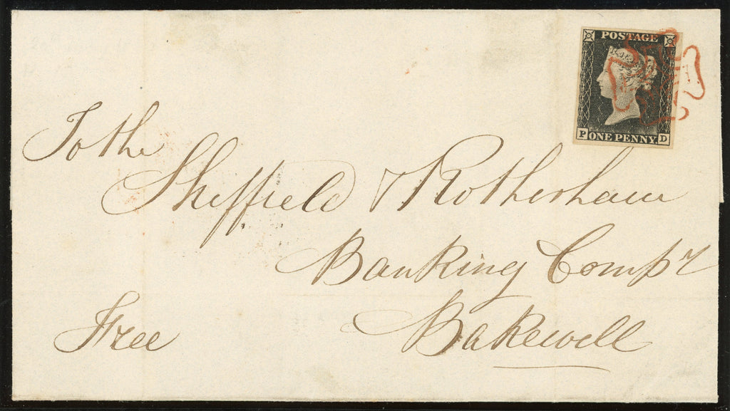 GREAT BRITAIN 1840 1d Grey black Pl1a, SG 3 PL 1