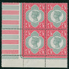GREAT BRITAIN 1892 4½d Green & deep bright carmine, SG206a