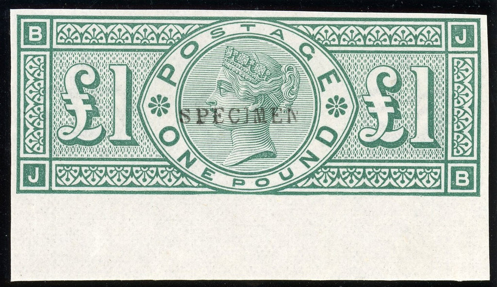 GREAT BRITAIN 1891 £1 Green, SG212var