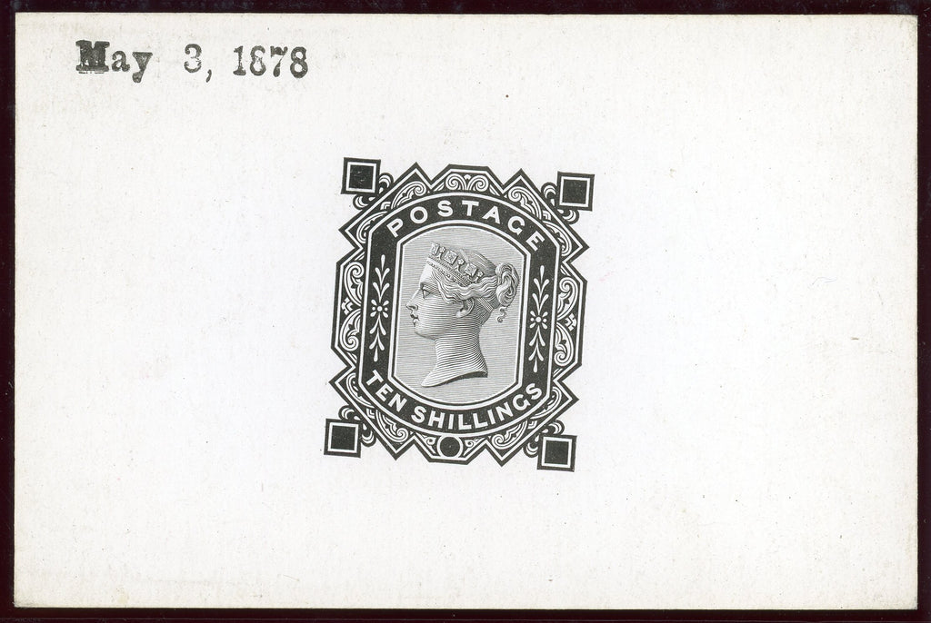 GREAT BRITAIN 1878 10s Die proof, SG128var