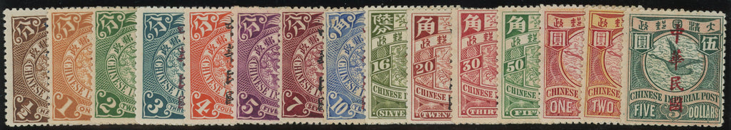 CHINA 1912 (Mid) London 'Republic of China" opt, SG218/32
