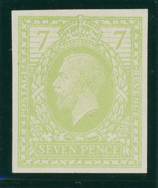 Great Britain 1912 7d Trial of Eve's Wreath Design colour essay, SG387var