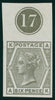 Great Britain 1880 6d grey Plate 17 imprimatur, SG147var