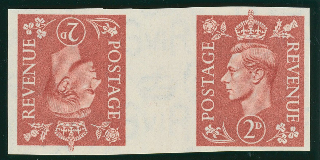 Great Britain 1951 2d pale red brown imprimatur, SG506var
