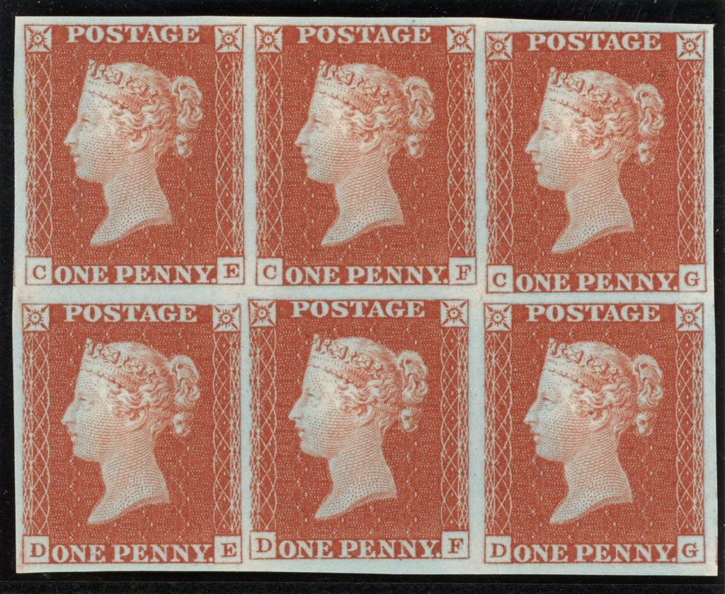 GREAT BRITAIN 1841 1d Red brown Pl.40, SG8